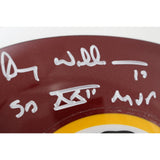 Rypien Theismann Williams Signed Washington Redskins F/S Helmet SB Beckett 49322