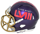 ANDY REID SIGNED KANSAS CITY CHIEFS SUPER BOWL 58 LVIII MINI HELMET BECKETT