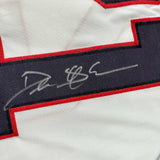 Autographed/Signed Deion Sanders Atlanta White Football Jersey Beckett BAS COA