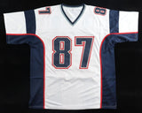 Rob Gronkowski Signed New England Patriots Jersey (PSA) 4xSuper Bowl Champion