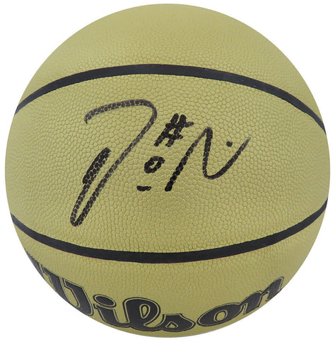 Damian Lillard Signed Wilson Gold NBA Basketball - (SCHWARTZ SPORTS COA)