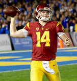 Sam Darnold Signed USC Trojans Jersey (Beckett) Seahawks Super Bowl LX Champ QB