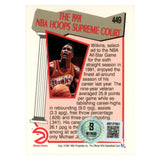 Dominique Wilkins Autographed 1991 NBA Hoops #449 Trading Card Beckett 54240