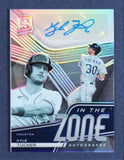 Astros Kyle Tucker Signed 2021 Panini Spectra In The Zone Card Framed Display 1