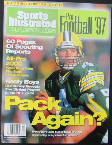 1997 Sports Illustrated Presents Football Brett Favre Packers NO LABEL154327