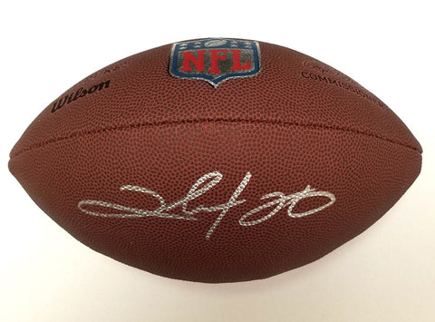 Clinton Portis Signed Redskins Broncos NFL Replica Duke Football JSA Witnessed