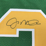 Autographed/Signed Joe Montana Notre Dame Green College Football Jersey JSA COA