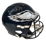 Autographed/Signed Michael Mike Vick Eagles Full Replica Football Helmet BAS COA