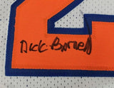 Dick Barnett Signed New York Knicks Jersey (Beckett) 2xNBA Champ 1970 & 1973