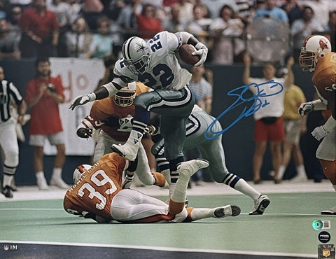 Emmitt Smith Autographed Dallas Cowboys 16x20 Photo Beckett 42370