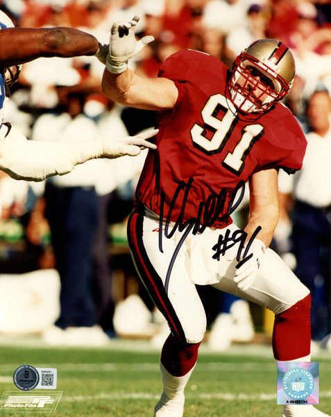 Kevin Greene Autographed San Francisco 49ers 8x10 Photo Beckett 45672