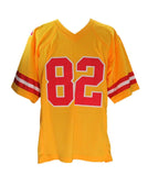 Dante Hall Signed/Autographed Gold Custom Football Jersey KC Chiefs JSA 193583