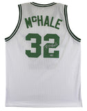 Kevin McHale Authentic Signed White Pro Style Jersey Autographed BAS Witnessed
