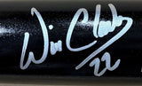 Will Clark San Francisco Giants Signed Black Louisville Slugger Bat Tristar