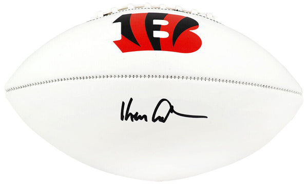Ken Anderson Signed Bengals Franklin White Logo Football - (SCHWARTZ SPORTS COA)