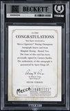 Carmen Basilio Signed 2011 Ringside Boxing #ASM2 Card Auto Grade 10! BAS Slabbed