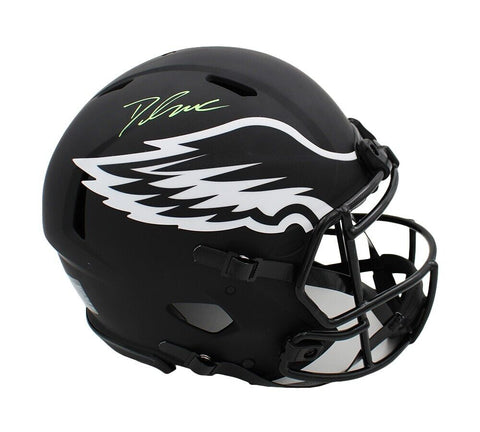 D'Andre Swift Signed Philadelphia Eagles Speed Authentic Eclipse NFL Helmet