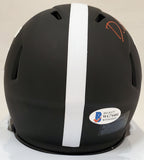 DEVONTA SMITH AUTOGRAPHED ECLIPSE BLACK ALABAMA SPEED MINI HELMET BECKETT 189550