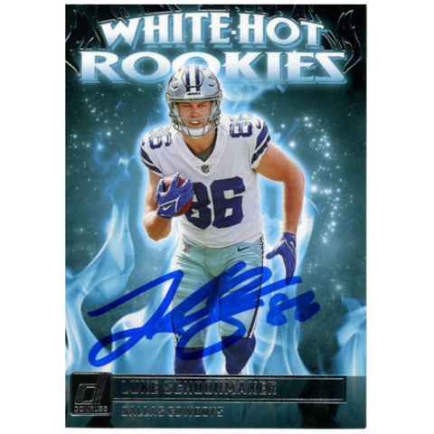 Luke Schoonmaker Autographed 2023 Donruss #WHR-9 Trading Card Beckett 59409