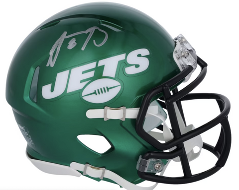 Aaron Rodgers Autographed New York Jets Mini Speed Helmet Fanatics