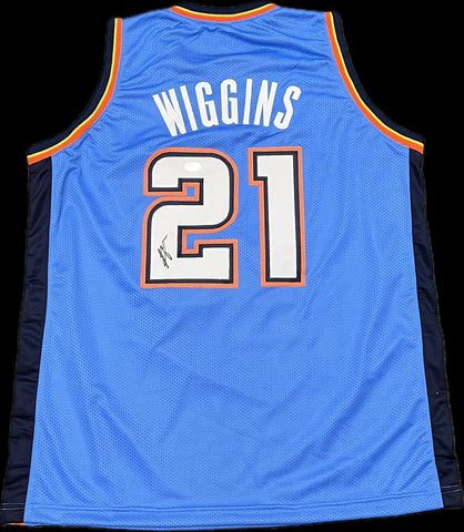 Aaron Wiggins Signed Jersey PSA Oklahoma City Thunder Autographed