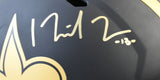 Michael Thomas Signed Saints F/S Eclipse Speed Authentic Helmet - Beckett W Holo
