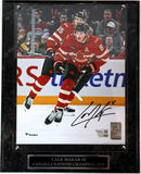 Cale Makar Autographed Canada 4 Nations 8x10 Photo with Plaque Fanatics COA