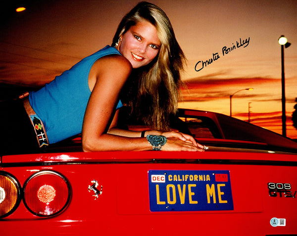 CHRISTIE BRINKLEY AUTOGRAPHED 16X20 PHOTO VACATION BECKETT BAS WITNESS 234418