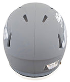 Jets Breece Hall Authentic Signed Alternate Slate Speed Mini Helmet Fanatics