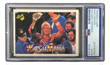 Hulk Hogan Signed 1990 Classic WWF Wrestlemania #11 Trading Card PSA