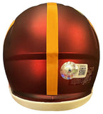 Commanders Magic Johnson Authentic Signed Speed Mini Helmet BAS Witnessed