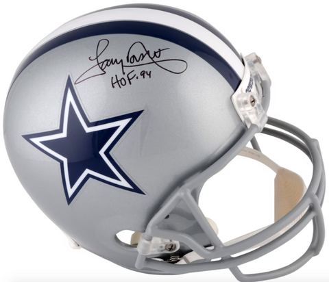TONY DORSETT Autographed "HOF 94" Dallas Cowboys Full Size Helmet FANATICS
