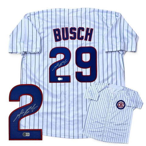 Michael Busch Autographed / Signed Jersey - Beckett Authenticated