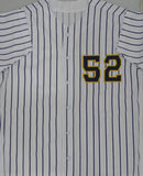 Brewers Pitcher ERIC LAUER Signed Custom Replica Pinstripe Jersey AUTO - JSA