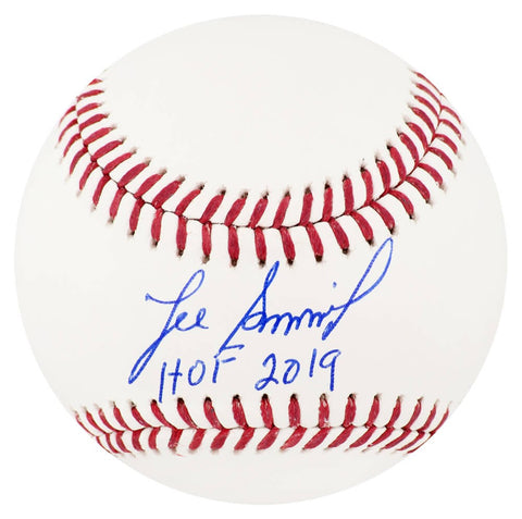 Lee Smith Signed Rawlings Official MLB Baseball w/HOF 2019 - (SCHWARTZ COA)