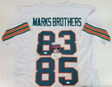Marks Brothers / Mark Clayton & Mark Duper Signed Miami Dolphin Jersey (JSA COA)