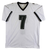 Michael Vick Authentic Signed White Pro Style Jersey BAS Witnessed #WC28349
