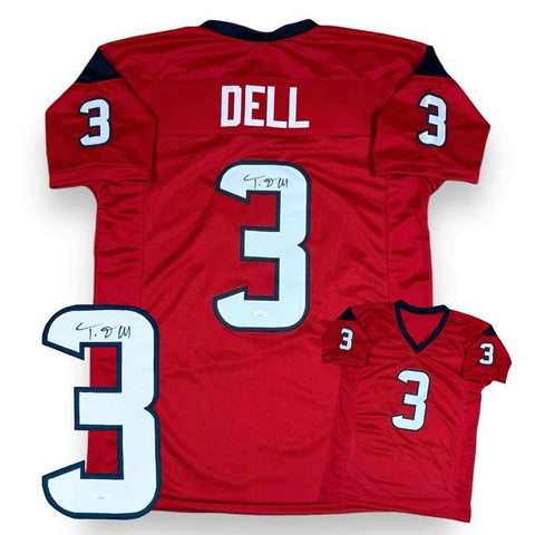 Nathaniel Tank Dell Autographed SIGNED Jersey - Red - JSA Authenticated