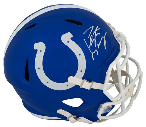 Peyton Manning Signed Colts FLASH Riddell F/S Speed Rep Helmet - (Fanatics COA)