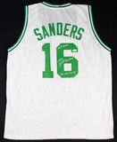 Tom Satch Sanders Signed Boston Celtics Jersey 2xInscribed (JSA COA) 8xNBA Champ