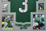 FRAMED PHILADELPHIA EAGLES NOLAN SMITH JR AUTOGRAPHED SIGNED JERSEY BECKETT HOLO