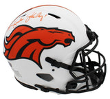 Mike Shanahan/John Elway Signed Denver Broncos Speed Authentic Lunar NFL Helmet