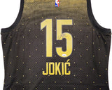 NUGGETS NIKOLA JOKIC AUTOGRAPHED M&N 2016 ALL STAR WORLD JERSEY L JSA 235498