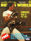 Sugar Ray Leonard Autographed Signed Boxing World Magazine Cover PSA/DNA #S49293