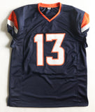 Pat Bryant Signed Denver Broncos Pro Cut Jersey (JSA) Ex-Illinois Wide Receiver