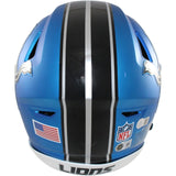Barry Sanders Signed Detroit Lions ALT SpeedFlex Helmet Beckett Witness 58196