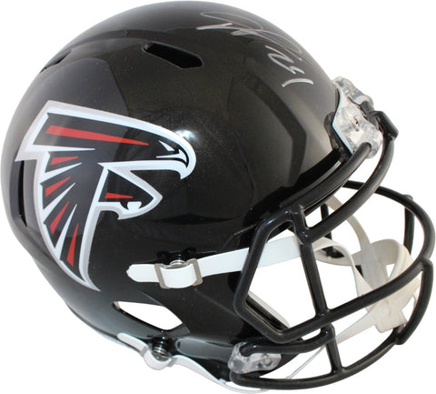 Devonta Freeman Autographed/Signed Atlanta Falcons F/S Helmet Radtke 59354
