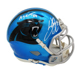 Steve Smith Sr. Signed Carolina Panthers Speed Flash NFL Mini Helmet - Agent 89