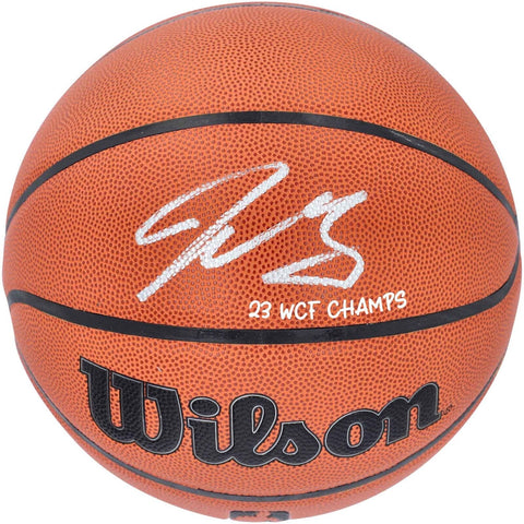 Jamal Murray Nuggets Signed Authentic Series Basketball w/"23 WCF Champ" Ins