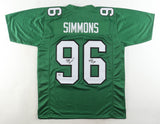 Clyde Simmons Signed Philadelphia Eagles Jersey Inscribed "Eagles HOF 2018"/ PSA